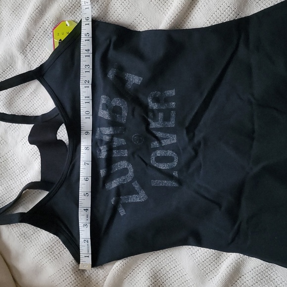 COPY - Zumba Wear Zumba Glam Open Back Black Bodysuit  in L Lovely - Picture 12 of 13